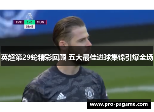 英超第29轮精彩回顾 五大最佳进球集锦引爆全场 英超第29轮精彩回顾 五大最佳进球集锦引爆全场