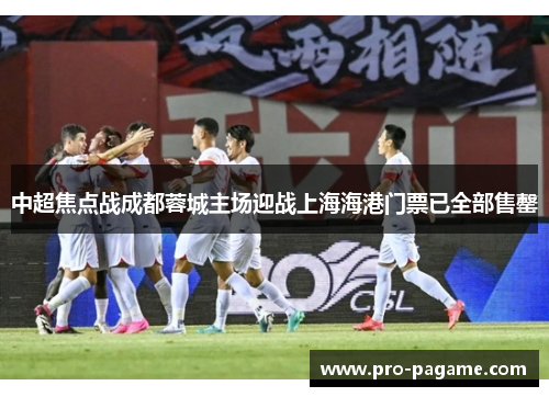 中超焦点战成都蓉城主场迎战上海海港门票已全部售罄